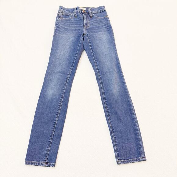Madewell Roadtripper Dark Wash Denim Jeans Zip Fly Skinny Style Size 23 - Picture 2 of 9